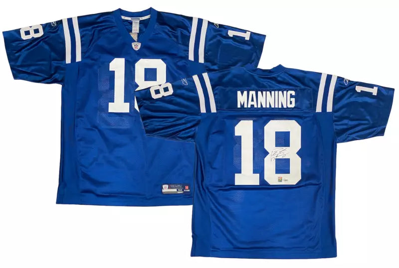 Peyton Manning Autographed Indianapolis Colts Authentic Reebok Jersey MM