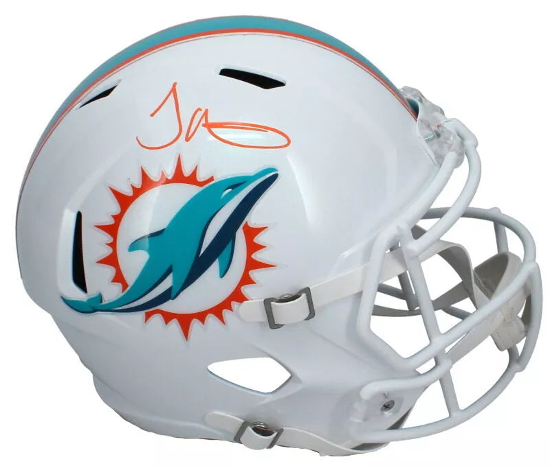 Tyreek Hill Autographed Miami Dolphins Speed Full Size Helmet Beckett Witnessed