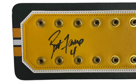 Brett Favre Autographed Green Bay Packers Green Bay Packers Championship Belt Beckett Witnessed