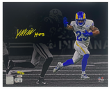 Kyren Williams Autographed Los Angeles Rams "Stiff Arm" 11" x 14" Spotlight Photograph LE 50/50 GDL & Beckett Witnessed