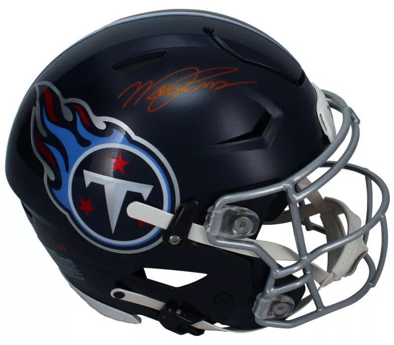 Will Levis Autographed (in Red) Tennessee Titans Speedflex Authentic Helmet LE 25 Fanatics