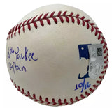 Aaron Judge Autographed/Multi-Inscribed "AL Rec 62 HR 16th Yankee Captain" Official MLB Baseball Fanatics LE 10/16 (GDL Exclusive)