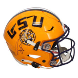 Joe Burrow Autographed LSU Tigers Yellow Speed Flex Authentic Helmet Fanatics