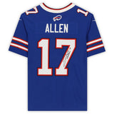 Josh Allen Autographed Buffalo Bills Blue Nike F.U.S.E. Limited Jersey Beckett Witnessed