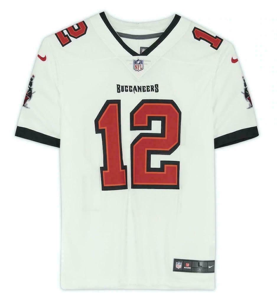 Tom Brady Autographed/Inscribed "SB LV CHAMPS" Tampa Bay Buccaneers White Nike Limited Jersey Fanatics