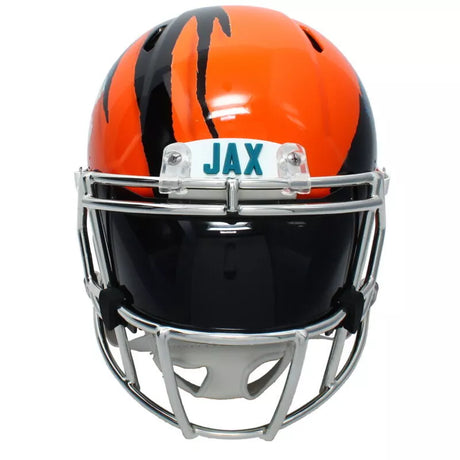 Trevor Lawrence Autographed Jacksonville Jaguars/Clemson Tigers ECC Custom "Ripped" Speed Authentic Helmet Fanatics