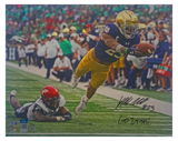 Kyren Williams Autographed/Inscribed "GO IRISH!" Notre Dame Fighting Irish "Diving TD" 16" x 20" Photograph LE 1/23 GDL & Beckett Witnessed