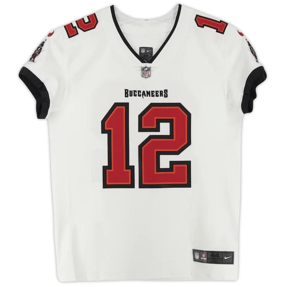 Tom Brady Autographed/Inscribed "SB LV CHAMPS" Tampa Bay Buccaneers White Nike Elite Jersey Fanatics