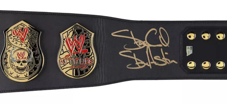 "Stone Cold" Steve Austin Autographed WWE Smoking Skull Replica Title Belt Fanatics