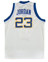 Michael Jordan Autographed 1980 Laney High School Brand Jordan Jersey UDA LE 64/123