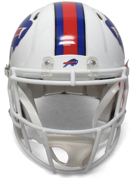 Josh Allen Autographed (Red Ink) Buffalo Bills Speed Authentic Helmet Beckett Witnessed