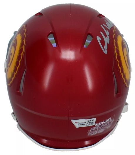 Caleb Williams Autographed USC Trojans Speed Mini Helmet with Visor Fanatics