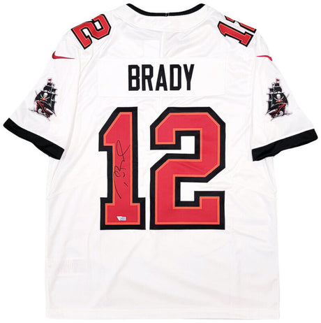 Tom Brady Autographed Tampa Bay Buccaneers White Nike Limited Jersey Fanatics