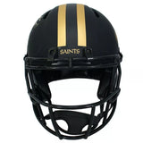 Rashid Shaheed Autographed/Inscribed "WHO DAT!" New Orleans Saints Eclipse Speed Authentic Helmet Beckett Witnessed