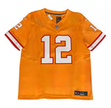 Tom Brady Autographed Tampa Bay Buccaneers Orange Throwback Nike F.U.S.E. Limited Jersey Fanatics