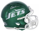 Garrett Wilson Autographed New York Jets 2023 Alternate Speed Mini Helmet Fanatics