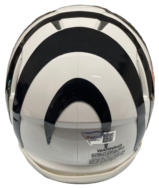 Joe Burrow Autographed Cincinnati Bengals Speed White Alternate Mini Helmet Fanatics