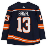 MATHEW BARZAL Autographed New York Islanders 2022-23 Adidas Reverse Retro Jersey FANATICS