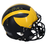 Tom Brady Autographed (Top of Helmet) Michigan Wolverines Authentic Helmet Fanatics