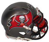 Tom Brady Autographed Tampa Bay Buccaneers Speed Mini Helmet with visor and 3D bumpers Fanatics