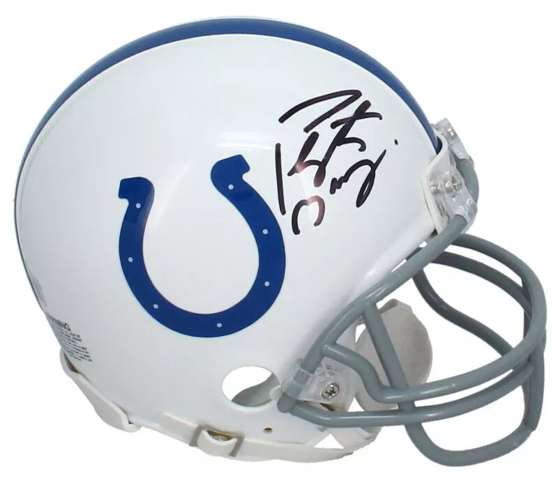 Peyton Manning Autographed Indianapolis Colts Mini Helmet Fanatics