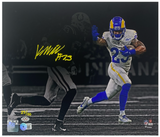 Kyren Williams Autographed Los Angeles Rams "Stiff Arm" 11" x 14" Spotlight Photograph LE 23/50 GDL & Beckett Witnessed