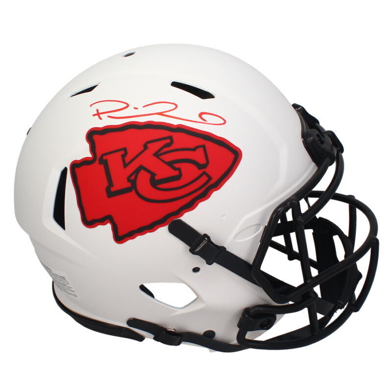 Patrick Mahomes Autographed Kansas City Chiefs Lunar Eclipse Authentic Speed Helmet Beckett Witnessed