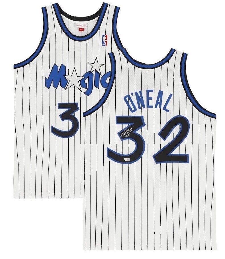 SHAQUILLE O'NEAL Autographed Orlando Magic White 1993 Mitchell & Ness Authentic Jersey FANATICS