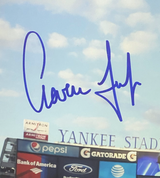 Aaron Judge Autographed New York Yankees "Running out of the Dugout" 16" x 20" Custom Framed Photograph Beckett Authenticated