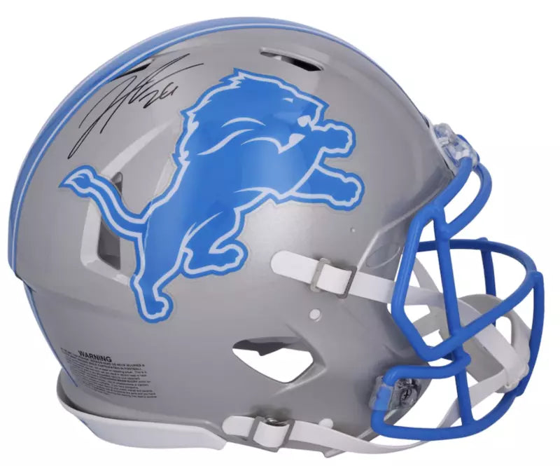 Jaymyr Gibbs Autographed Detroit Lions 2024 Speed Authentic Helmet Fanatics