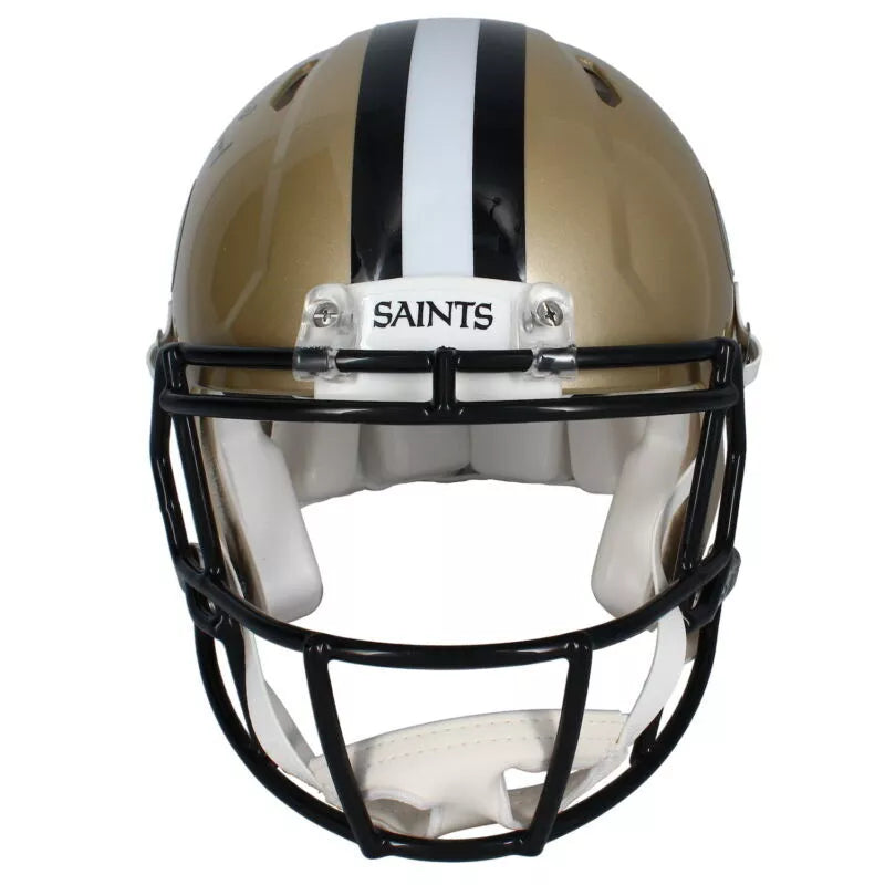 Rashid Shaheed Autographed/Inscribed "WHO DAT!" New Orleans Saints Speed Authentic Helmet Beckett Witnessed