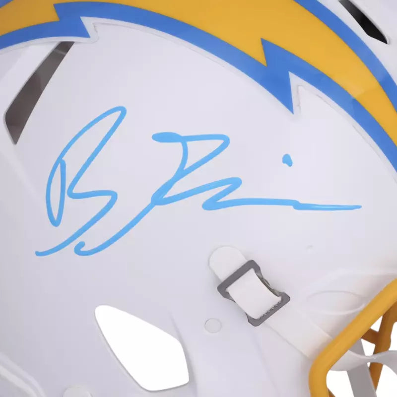 Brenden Rice Autographed Los Angeles Chargers Speed Authentic Helmet Fanatics