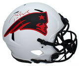 Tom Brady Autographed New England Patriots Lunar Eclipse Speed Authentic Helmet Fanatics