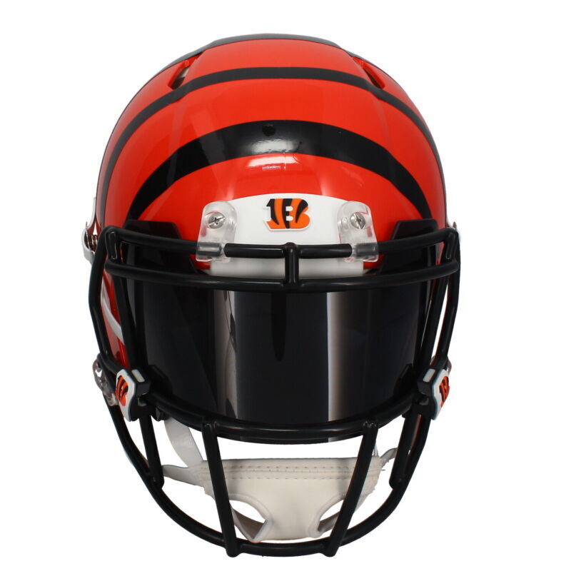 Joe Burrow Autographed Cincinnati Bengals Speed Authentic Helmet w/Visor & 3D Bumpers Fanatics