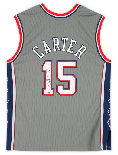 Vince Carter Autographed New Jersey Nets Gray Mitchell & Ness 2004-05 Authentic Jersey Fanatics