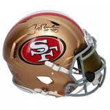 Jerry Rice Autographed San Francisco 49ers Speed Authentic Helmet w/Visor Fanatics