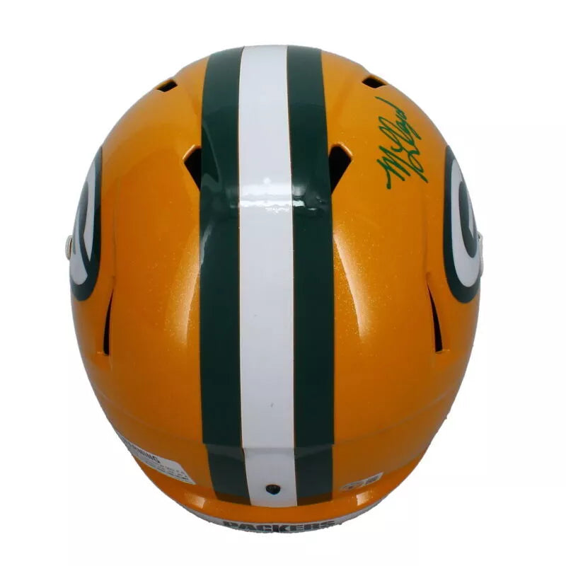 MarShawn Lloyd Autographed (In Green) Green Bay Packers Speed Full Size Helmet Beckett Witnessed