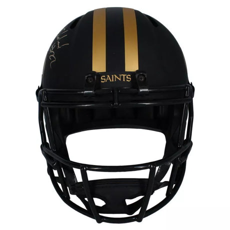 Rashid Shaheed Autographed New Orleans Saints Eclipse Speed Full Size Helmet Beckett Witnessed