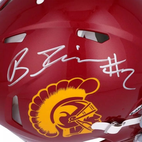 Brenden Rice Autographed USC Trojans Speed Authentic Helmet Fanatics