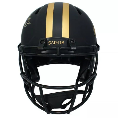 Rashid Shaheed Autographed/Inscribed "GEAUX SAINTS!" New Orleans Saints Eclipse Speed Authentic Helmet Beckett Witnessed