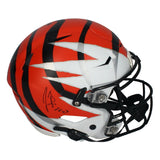 Joe Burrow Autographed/Inscribed "2020 #1 Pick" Cincinnati Bengals FSM Custom Painted "Ripped" Speedflex Authentic Helmet Fanatics