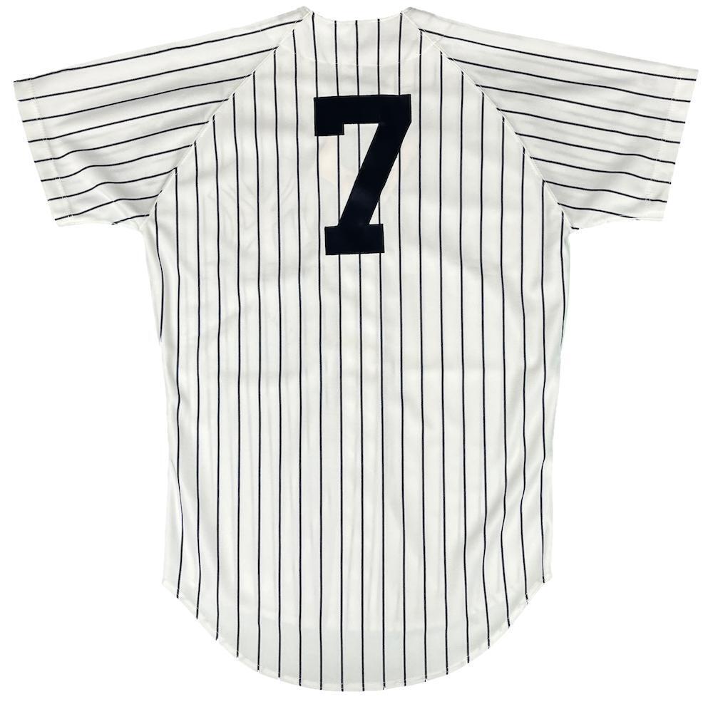 MICKEY MANTLE Autographed New York Yankees Old Timers Game Russell Athletic Diamond Collection Jersey/w MANTLE '92 PATCH PSA/DNA