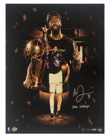 Anthony Davis Autographed & Inscribed Top of the Mountain Gold  20x24 UDA LE 1/100