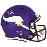 Justin Jefferson Autographed Minnesota Vikings Speed Full Size Helmet Fanatics