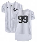 Aaron Judge Autographed/Multi-Inscribed "AL Rec 62 HR 16th Yankee Captain" New York Yankees Nike White Pinstripe Authentic Jersey Fanatics LE 16/16 (GDL Exclusive)