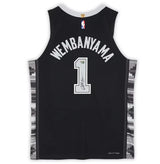 Victor Wembanyama Autographed San Antonio Spurs Jordan Brand Black Statement Edition Authentic Jersey Fanatics