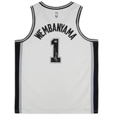 Victor Wembanyama Autographed San Antonio Spurs White Nike Association Edition Swingman Jersey Fanatics