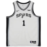 Victor Wembanyama Autographed San Antonio Spurs White Nike Association Edition Swingman Jersey Fanatics