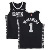 Victor Wembanyama Autographed San Antonio Spurs Jordan Brand Black Statement Edition Authentic Jersey Fanatics