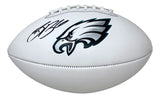 Saquon Barkley Signed Philadelphia Eagles Logo Football BAS ITP - Sports Integrity